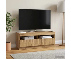 TV staliukas LED televizoriaus spintelė Artisano ąžuolo Apdirbta mediena