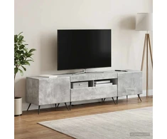 TV staliukas LED televizoriaus spintelė BREDA 3 vnt. Betono pilka