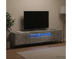 TV staliukas LED televizoriaus spintelė BREDA 3 vnt. Betono pilka