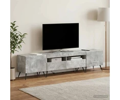 TV staliukas LED televizoriaus spintelė BREDA 3 vnt. Betono pilka