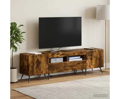 TV staliukas LED televizoriaus spintelė BREDA 3 vnt. Dūminio ąžuolo