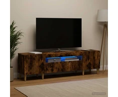 TV staliukas LED televizoriaus spintelė Dūminio ąžuolo Apdirbta mediena