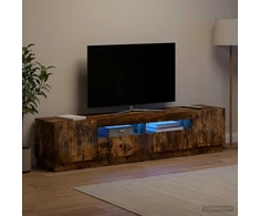 TV staliukas LED televizoriaus spintelė HOORN 3 vnt. Dūminio ąžuolo