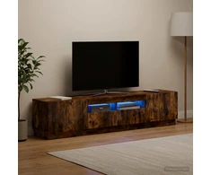 TV staliukas LED televizoriaus spintelė HOORN 3 vnt. Dūminio ąžuolo