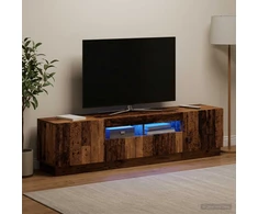 TV staliukas LED televizoriaus spintelė HOORN 3 vnt. Sendintos medienos