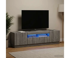 TV staliukas LED televizoriaus spintelė Pilka Sonoma Apdirbta mediena