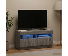 TV staliukas LED televizoriaus spintelė Pilka Sonoma Apdirbta mediena