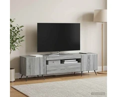 TV staliukas LED televizoriaus spintelė Pilka Sonoma Apdirbta mediena