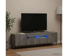 TV staliukas LED televizoriaus spintelė Pilka Sonoma Apdirbta mediena