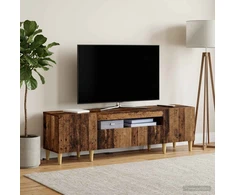 TV staliukas LED televizoriaus spintelė Sendintos medienos Apdirbta mediena