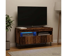 TV staliukas LED televizoriaus spintelė Sendintos medienos Apdirbta mediena