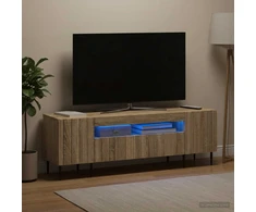 TV staliukas LED televizoriaus spintelė Sonoma ąžuolas Apdirbta mediena