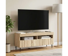 TV staliukas LED televizoriaus spintelė Sonoma ąžuolas Apdirbta mediena