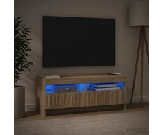 TV staliukas LED televizoriaus spintelė Sonoma ąžuolas Apdirbta mediena