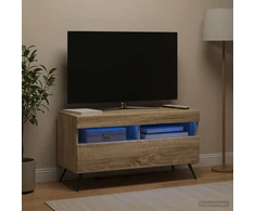 TV staliukas LED televizoriaus spintelė Sonoma ąžuolas Apdirbta mediena
