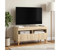 TV staliukas LED televizoriaus spintelė Sonoma ąžuolas Apdirbta mediena