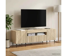 TV staliukas LED televizoriaus spintelė Sonoma ąžuolas Apdirbta mediena