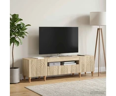 TV staliukas LED televizoriaus spintelė Sonoma ąžuolas Apdirbta mediena