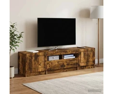 TV staliukas LED televizoriaus spintelė UTRECHT 3 vnt. Dūminio ąžuolo