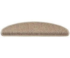 Lipnūs laiptų kilimėliai, 30vnt., smėlio spalvos, 65x21x4cm