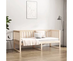 Lova be čiužinio, 80x200cm, pušies medienos masyvas