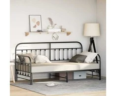 Lova Dienos lovos rėmas Juoda 90 x 200 cm