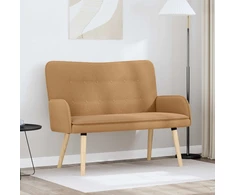 Dvitaškė sofa Smėlio 115 x 61 x 87 cm Bouclé