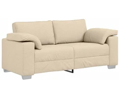 Dvivietė sofa Kreminė 180 cm audinys