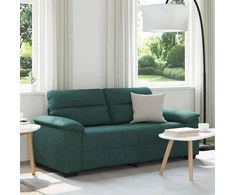 Dvivietė sofa, tamsiai žalia, 180x81x84 cm, audinys