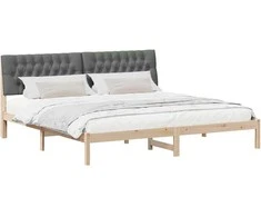 Lova Lovo rėmas su apmuštu galvūgaliu Ruda 200 x 200 cm