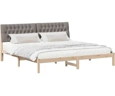 Lova Lovo rėmas su apmuštu galvūgaliu Ruda 200 x 200 cm
