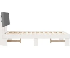 Lova Lovo rėmas su apmuštu galvūgaliu Šviesiai pilka 120 x 200 cm