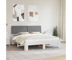 Lova Lovo rėmas su apmuštu galvūgaliu Šviesiai pilka 180 x 200 cm