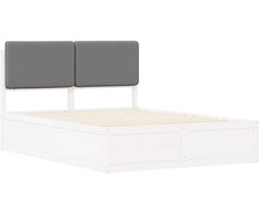 Lova Lovo rėmas su apmuštu galvūgaliu Šviesiai pilka 80 x 200 cm