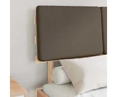 Lova Lovo rėmas su apmuštu galvūgaliu Taupe 120 x 200 cm