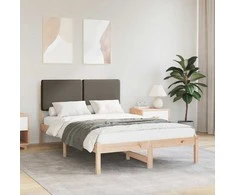 Lova Lovo rėmas su apmuštu galvūgaliu Taupe 120 x 200 cm