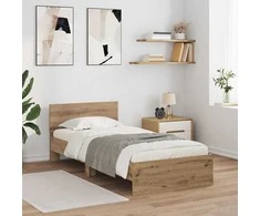 Lova Lovos rėmas Amatininkų ąžuolas 100 x 200 cm Apdirbta mediena