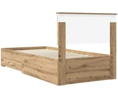 Lova Lovos rėmas Amatininkų ąžuolas 90 x 200 cm Apdirbta mediena