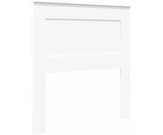 Lova Lovos rėmas Balta 100 x 200 cm Kietos pušies mediena