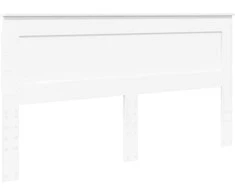 Lova Lovos rėmas Balta 200 x 200 cm Kietos pušies mediena