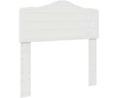 Lova Lovos rėmas Balta 75 x 190 cm Kietos pušies mediena