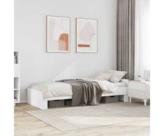 Lova Lovos rėmas, baltos spalvos, 90x200cm, apdirbta mediena