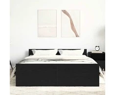 Lova Lovos rėmas be čiužinio, 135x190 cm, apdirbta mediena