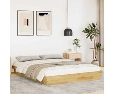 Lova Lovos rėmas be čiužinio 160x200 cm ąžuolo masyvo