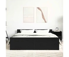 Lova Lovos rėmas be čiužinio, 160x200 cm, apdirbta mediena