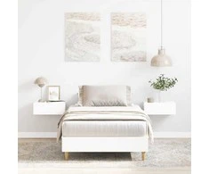 Lova Lovos rėmas Be Čiužinio 90x200 cm Inžinierinė mediena