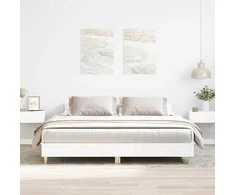 Lova Lovos rėmas be čiužinio, baltas, 180x200 cm, inžinerinė mediena
