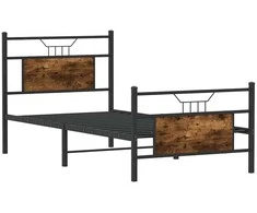 Lova Lovos rėmas be čiužinio, dūminis, 75x190cm, apdirbta mediena