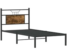 Lova Lovos rėmas be čiužinio, dūminis, 80x200cm, apdirbta mediena