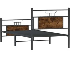 Lova Lovos rėmas be čiužinio, dūminis, 90x200cm, apdirbta mediena